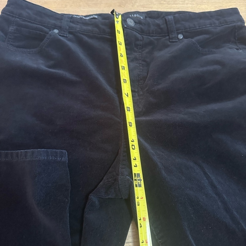Talbots Women’s Black Straight Leg Corduroy Pants 16p - Picture 7 of 9